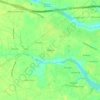 Mappa topografica Whitehall, altitudine, rilievo