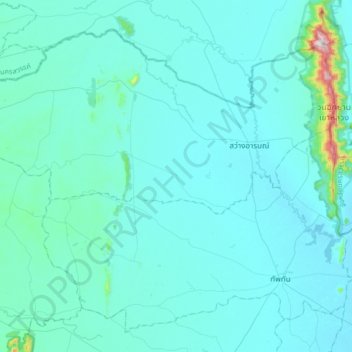 Mappa topografica Phluang Song Nang, altitudine, rilievo