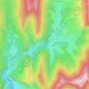 Mappa topografica La Pastorale, altitudine, rilievo