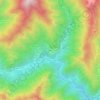 Mappa topografica Sabbia, altitudine, rilievo