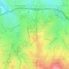 Mappa topografica Gateway, altitudine, rilievo