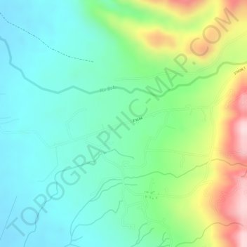 Mappa topografica Lomitas, altitudine, rilievo