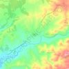 Mappa topografica Cortijos del Cura, altitudine, rilievo