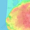 Mappa topografica Groussey, altitudine, rilievo