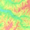 Mappa topografica Jackson, altitudine, rilievo