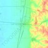 Mappa topografica Wynne, altitudine, rilievo