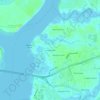 Mappa topografica Scanlonville, altitudine, rilievo