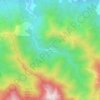 Mappa topografica Lavail, altitudine, rilievo