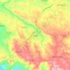 Mappa topografica Lares, altitudine, rilievo