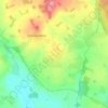 Mappa topografica Soudley, altitudine, rilievo
