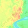 Mappa topografica Bagong Silang, altitudine, rilievo
