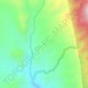 Mappa topografica Johnson Spring, altitudine, rilievo