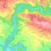 Mappa topografica Colonges, altitudine, rilievo