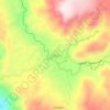 Mappa topografica Mabato, altitudine, rilievo