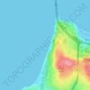 Mappa topografica Helmet Rock, altitudine, rilievo