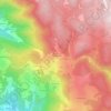 Mappa topografica La Rochette, altitudine, rilievo