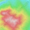 Mappa topografica Black Mountain, altitudine, rilievo