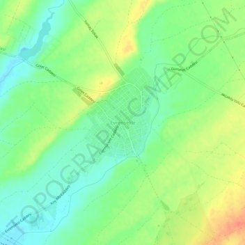 Mappa topografica Evrensekiz, altitudine, rilievo