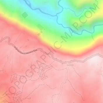 Mappa topografica Claveria Viewdeck, altitudine, rilievo