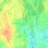Mappa topografica North Abington, altitudine, rilievo