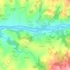 Mappa topografica Les Grillons, altitudine, rilievo