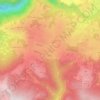 Mappa topografica Tresché Conca, altitudine, rilievo