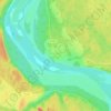 Mappa topografica Chulasa, altitudine, rilievo