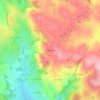 Mappa topografica La Rouquette, altitudine, rilievo