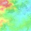 Mappa topografica Coma Breco, altitudine, rilievo