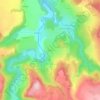 Mappa topografica Onzillon, altitudine, rilievo