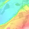 Mappa topografica La Chimba, altitudine, rilievo