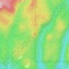 Mappa topografica Crow's Nest, altitudine, rilievo