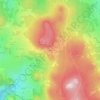 Mappa topografica Raffy, altitudine, rilievo