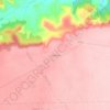 Mappa topografica Cantoblanco, altitudine, rilievo