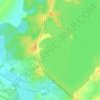 Mappa topografica Lac de la Forêt d'Orient, altitudine, rilievo