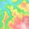 Mappa topografica La Sarette, altitudine, rilievo