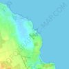 Mappa topografica Madonna di Roca Vecchia, altitudine, rilievo