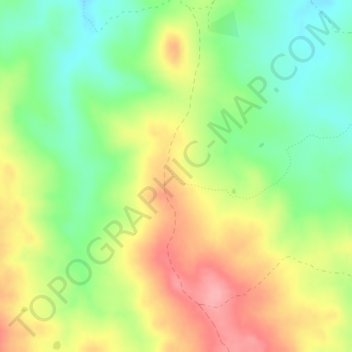 Mappa topografica Cascai, altitudine, rilievo
