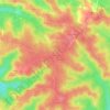 Mappa topografica La Martingue, altitudine, rilievo