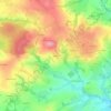 Mappa topografica Hibridou, altitudine, rilievo
