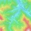 Mappa topografica Tetto Garaud, altitudine, rilievo