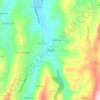 Mappa topografica Makronas, altitudine, rilievo