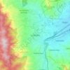 Mappa topografica La Estrella, altitudine, rilievo