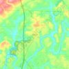 Mappa topografica Warrior, altitudine, rilievo
