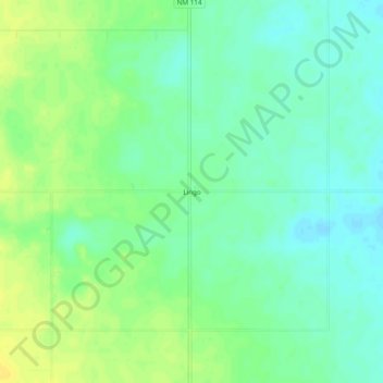 Mappa topografica Lingo, altitudine, rilievo