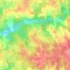 Mappa topografica Tramer, altitudine, rilievo