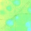 Mappa topografica Estacado, altitudine, rilievo