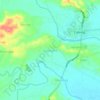 Mappa topografica Carvasana, altitudine, rilievo