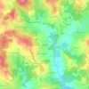 Mappa topografica L'Écurbie, altitudine, rilievo