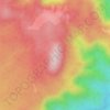 Mappa topografica Mount Fletcher, altitudine, rilievo